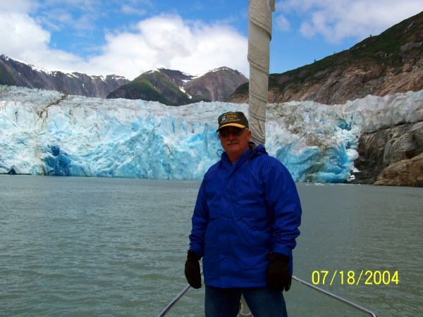 Poppy at Sawyer Glacier